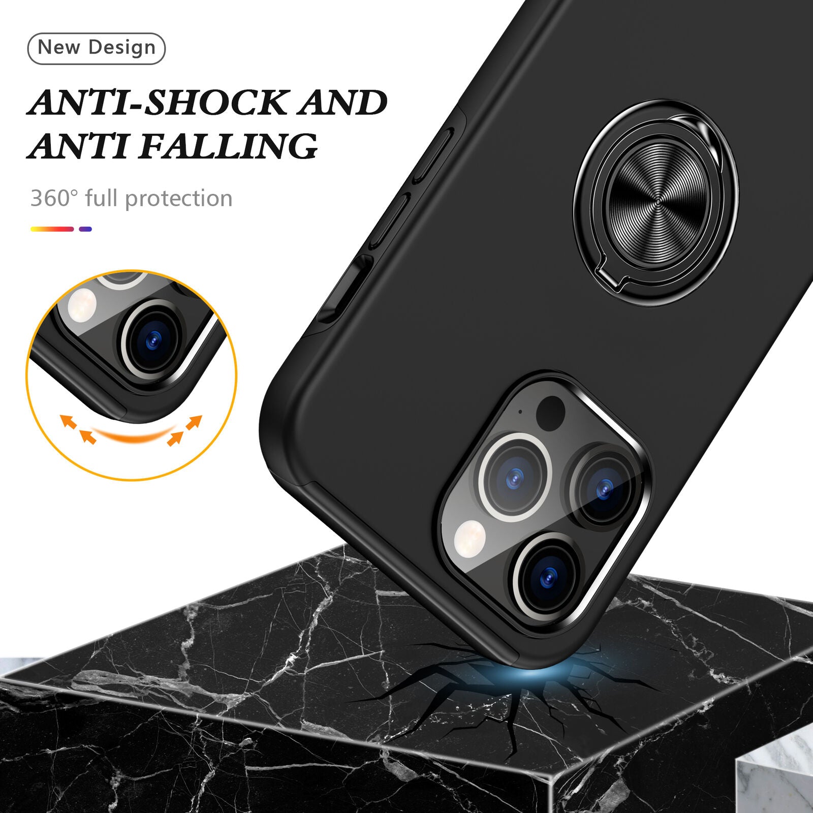 Coque hybride magnétique invisible pour iPhone 13 Pro Max Coque hybride magnétique invisible pour iPhone 13 Pro Max
